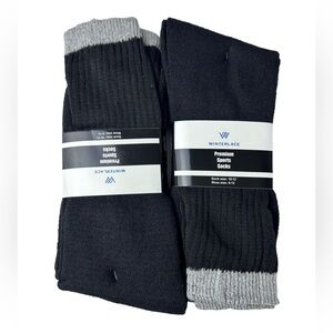 WINTERLACE 6 Pairs Men’s Premium Sport Sock. Sock Size 10-13 Shoe‎ size 6-12